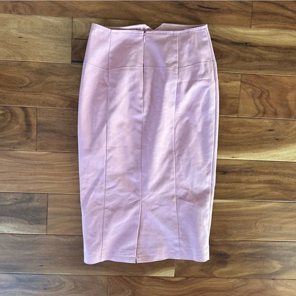 Love Bonito Tracy Pencil Skirt in Pink Salmon size 4 - Picture 7 of 7